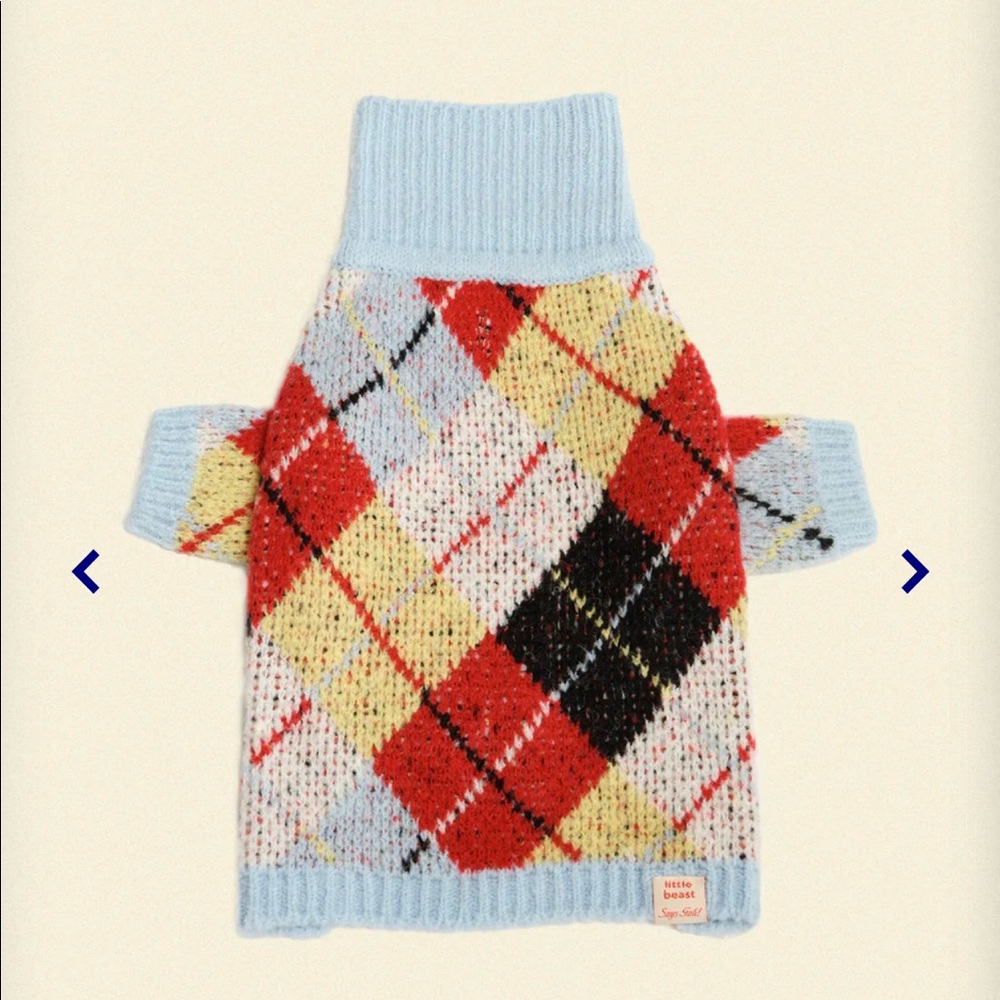 Little beast dog sweater